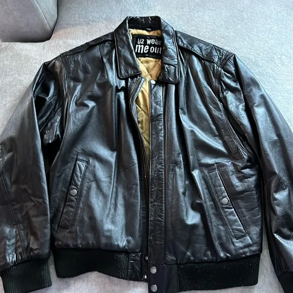 U2 Wear Me Out Jackets Coats Brown U2 Wear Me Out Leather - Main Image